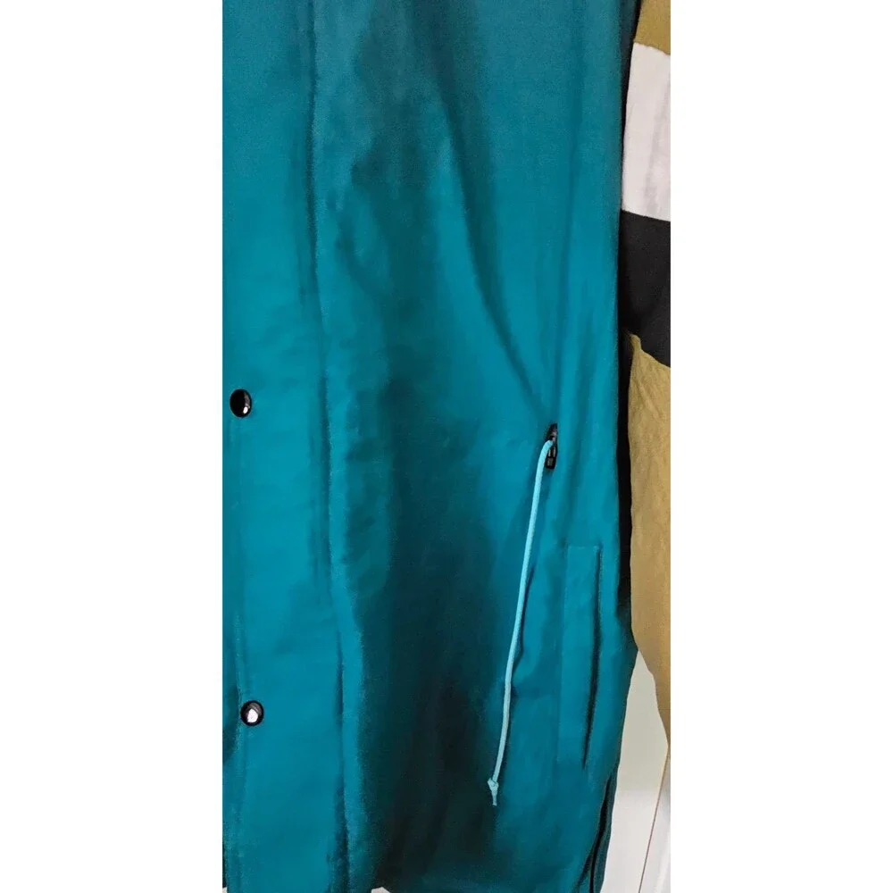 Vintage 90s Starter Jaguars NFL Parka Jacket XL Teal Puffer Banned Logo Hooded